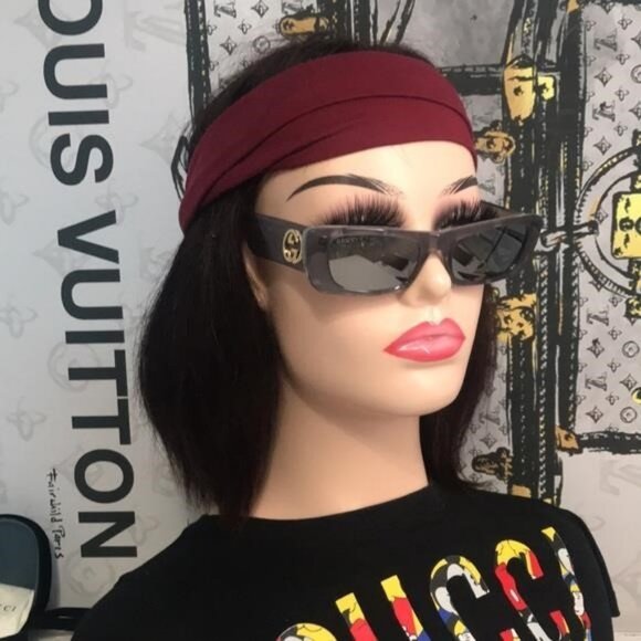 New Authentic Gucci GG0516S 002 Transparent Grey Square Silver Mirror Lens - Picture 1 of 13